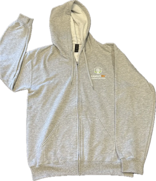 FRVA Men's Full Zip Up Hooded Sweatshirts