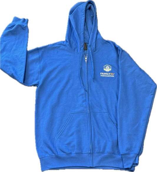 FRVA Men's Full Zip Up Hooded Sweatshirts