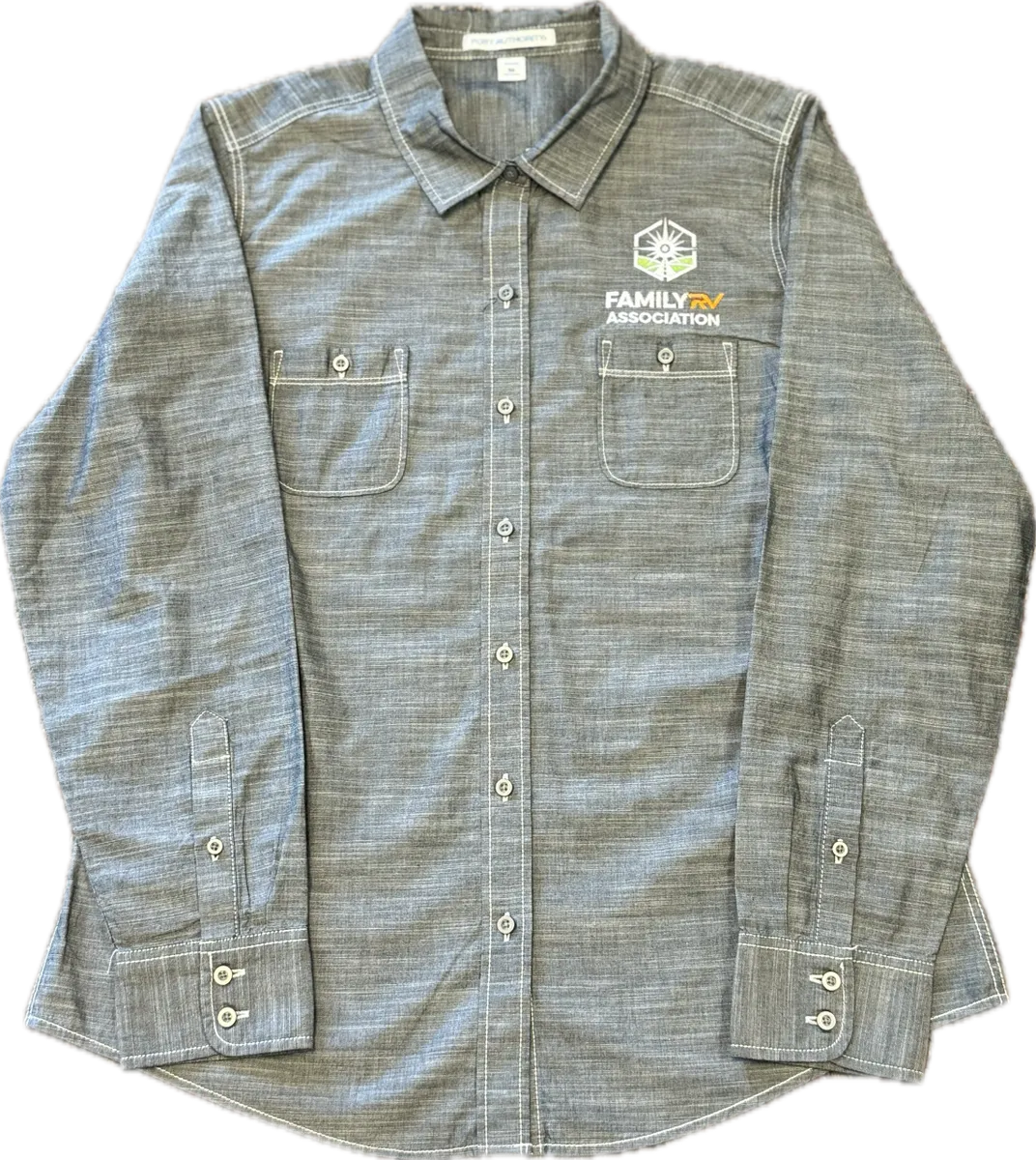 Ladies FRVA Long Sleeve Button Down